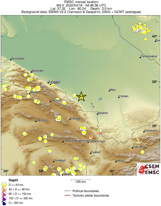 Regional moment Tensor