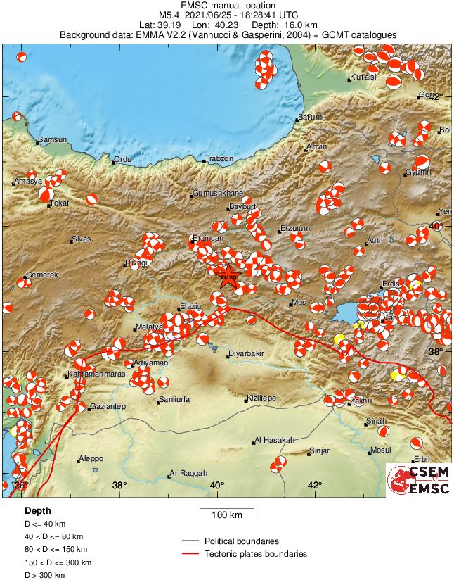 Regional moment Tensor
