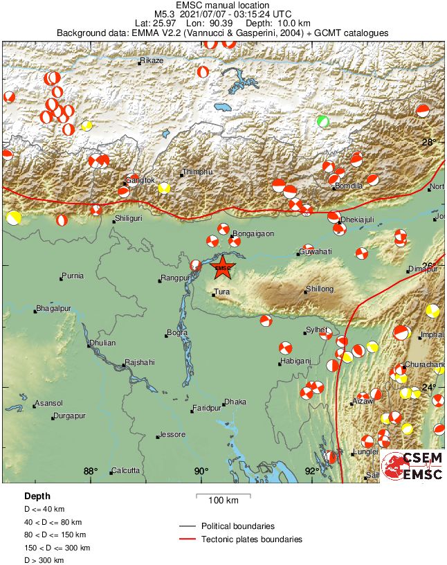 Regional moment Tensor