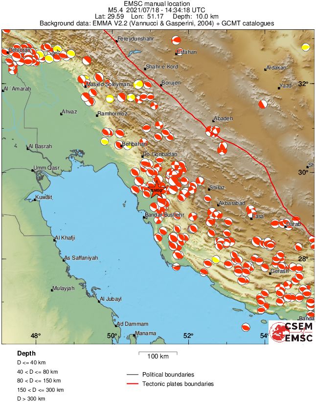 Regional moment Tensor