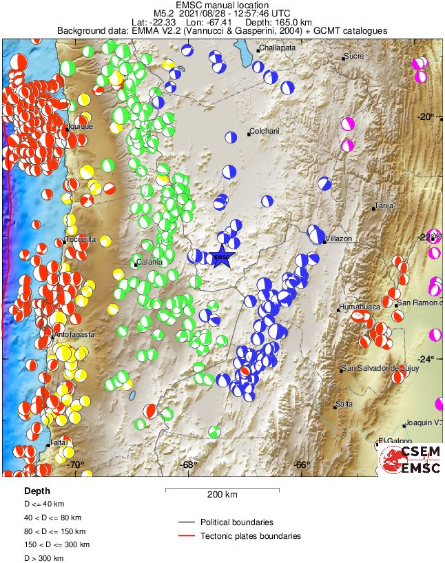 Regional moment Tensor