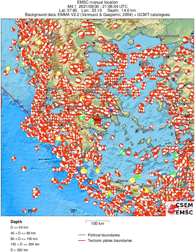 Regional moment Tensor