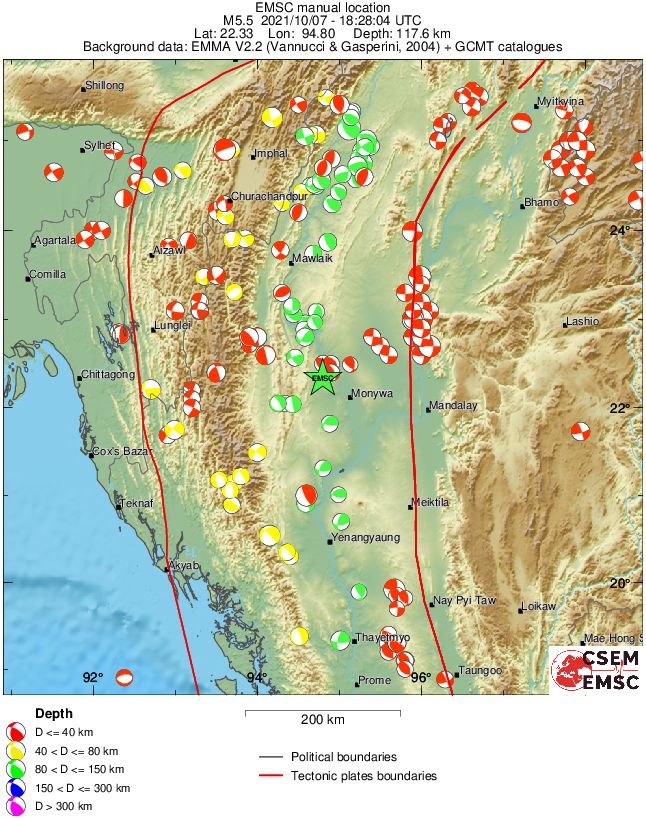 Regional moment Tensor