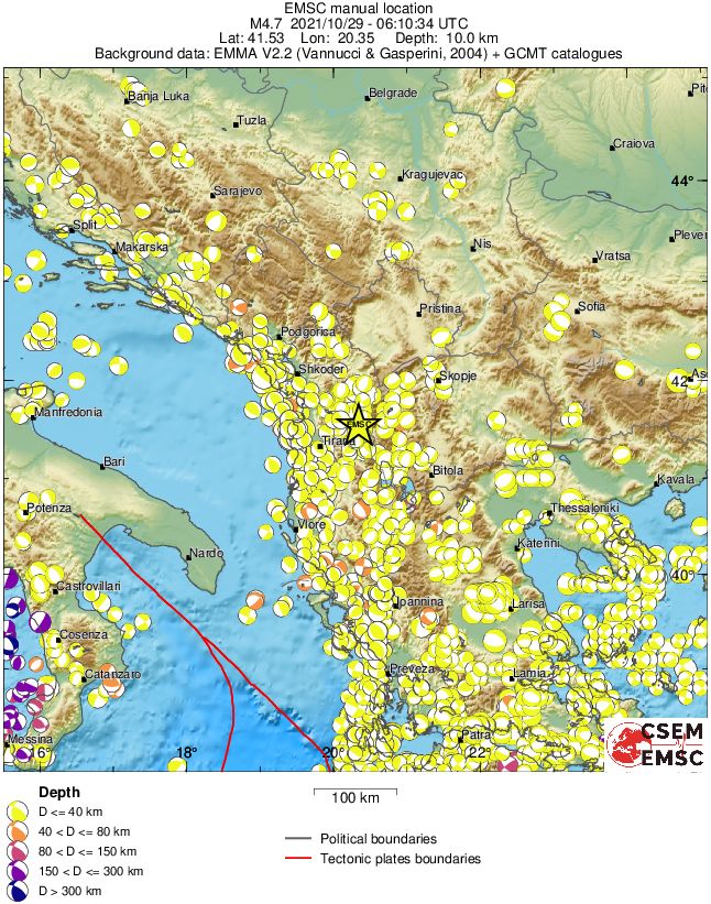 Regional moment Tensor