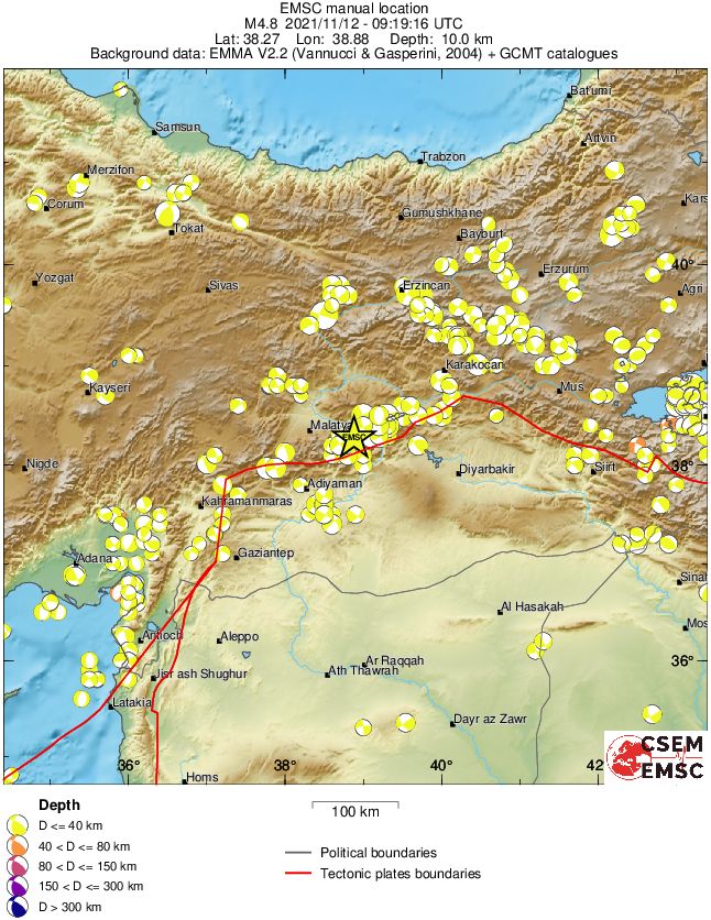 Regional moment Tensor