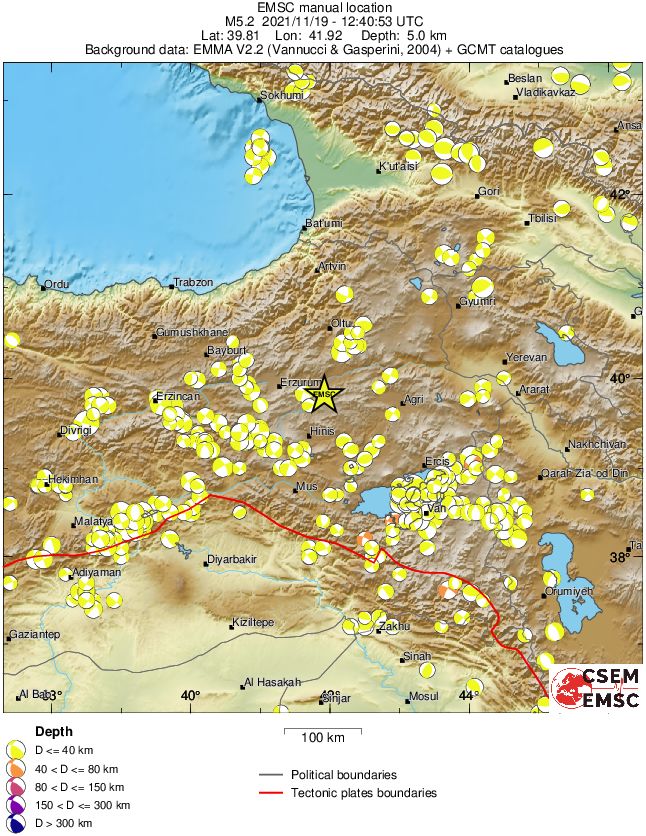 Regional moment Tensor