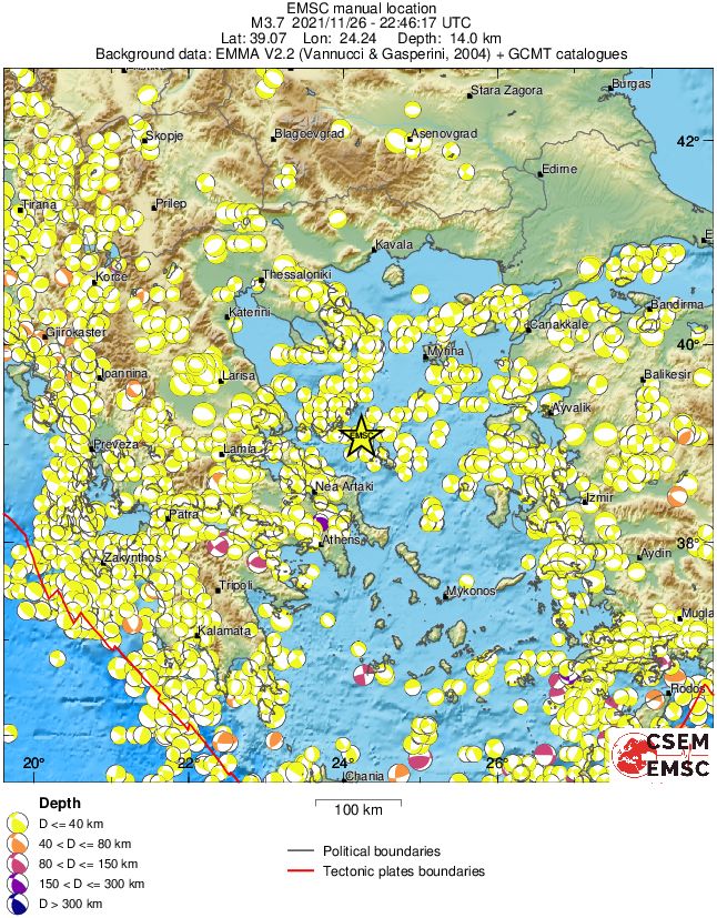 Regional moment Tensor