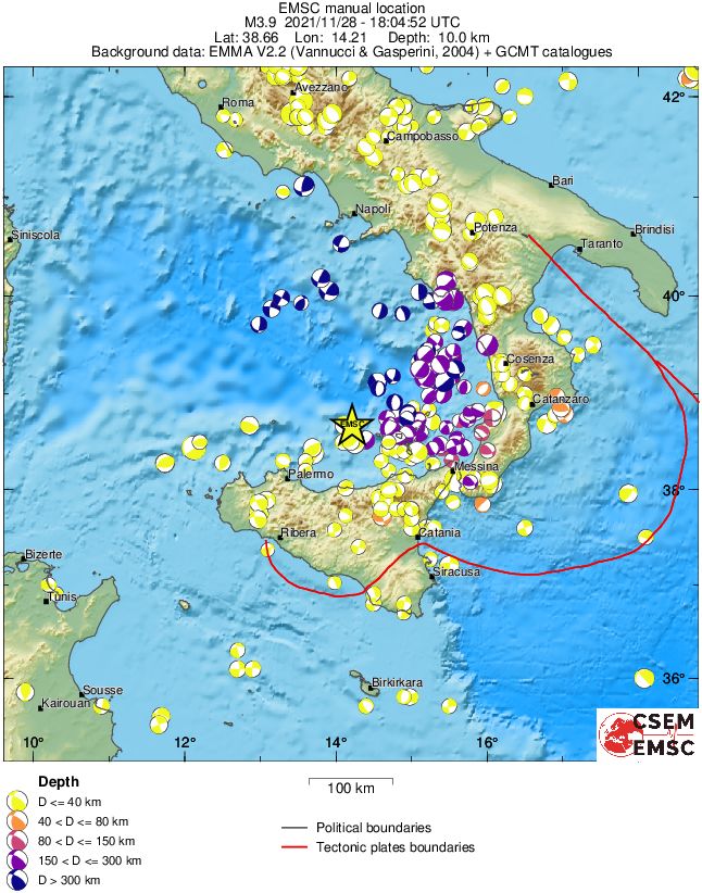 Regional moment Tensor