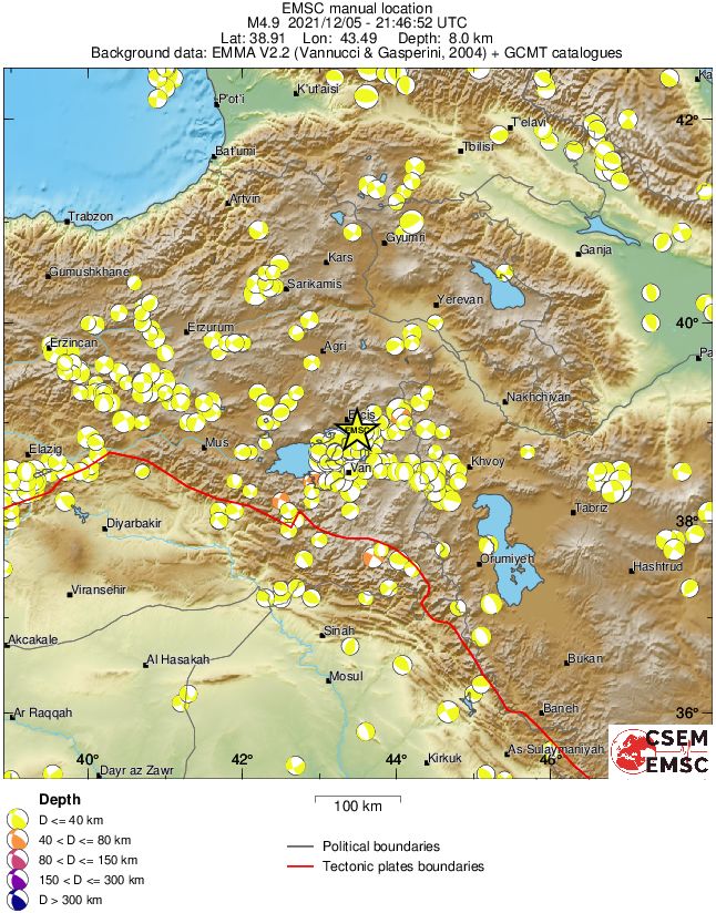 Regional moment Tensor