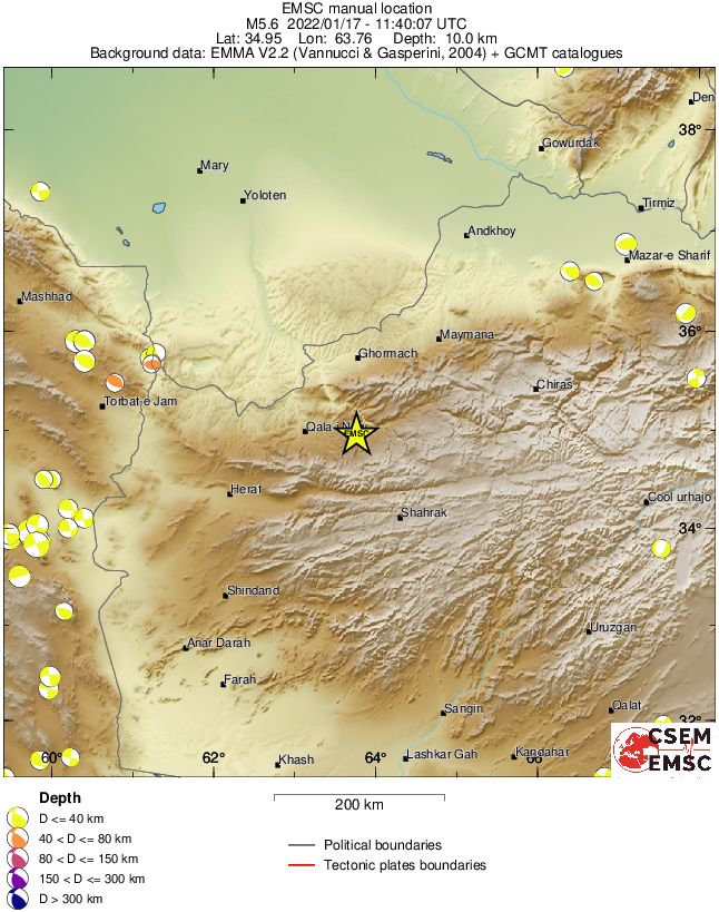 Regional moment Tensor