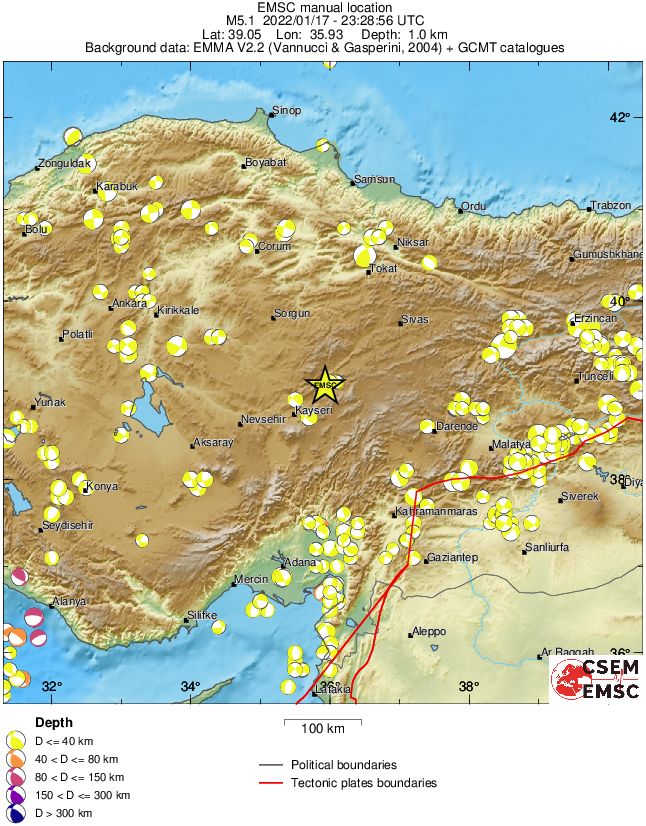 Regional moment Tensor