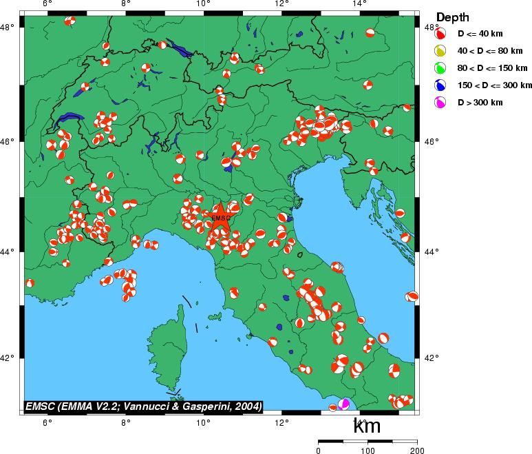 Regional moment Tensor