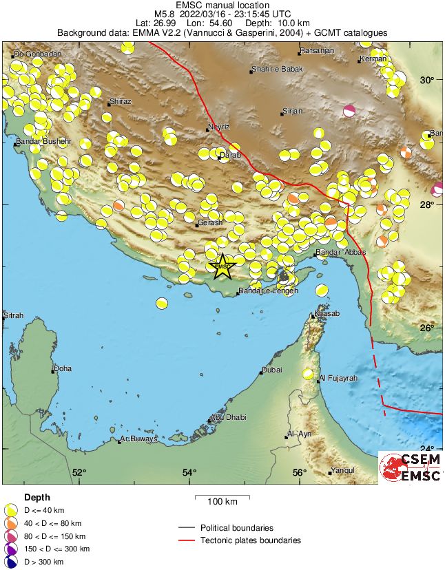 Regional moment Tensor