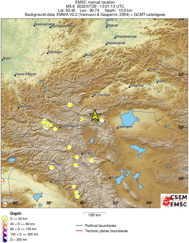 Regional moment Tensor