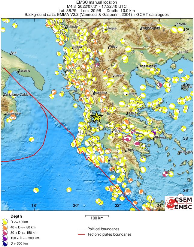 Regional moment Tensor