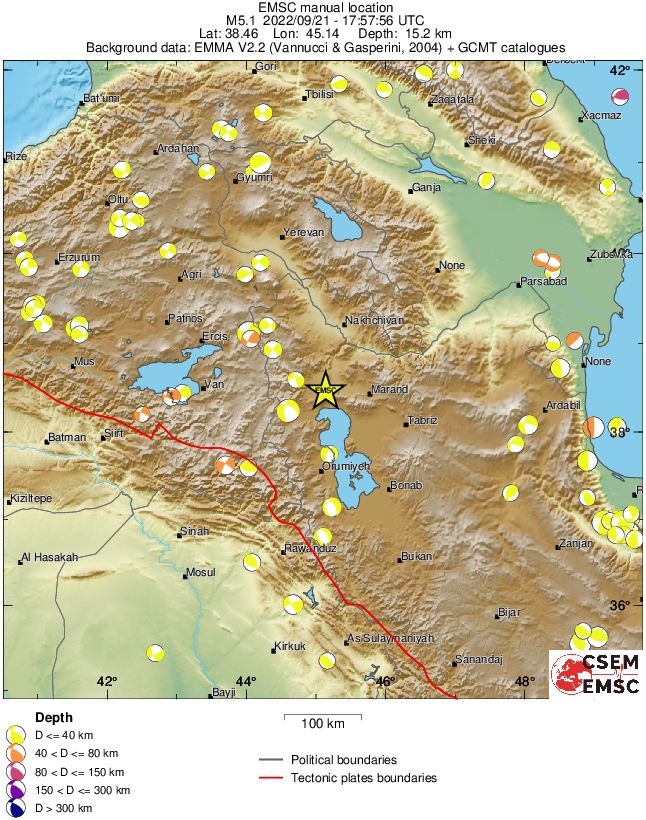 Regional moment Tensor
