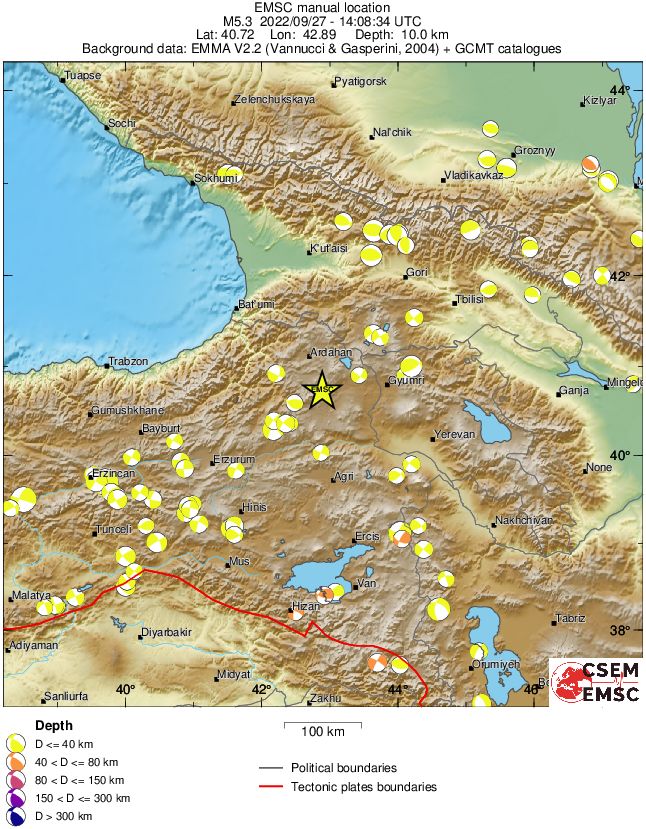 Regional moment Tensor