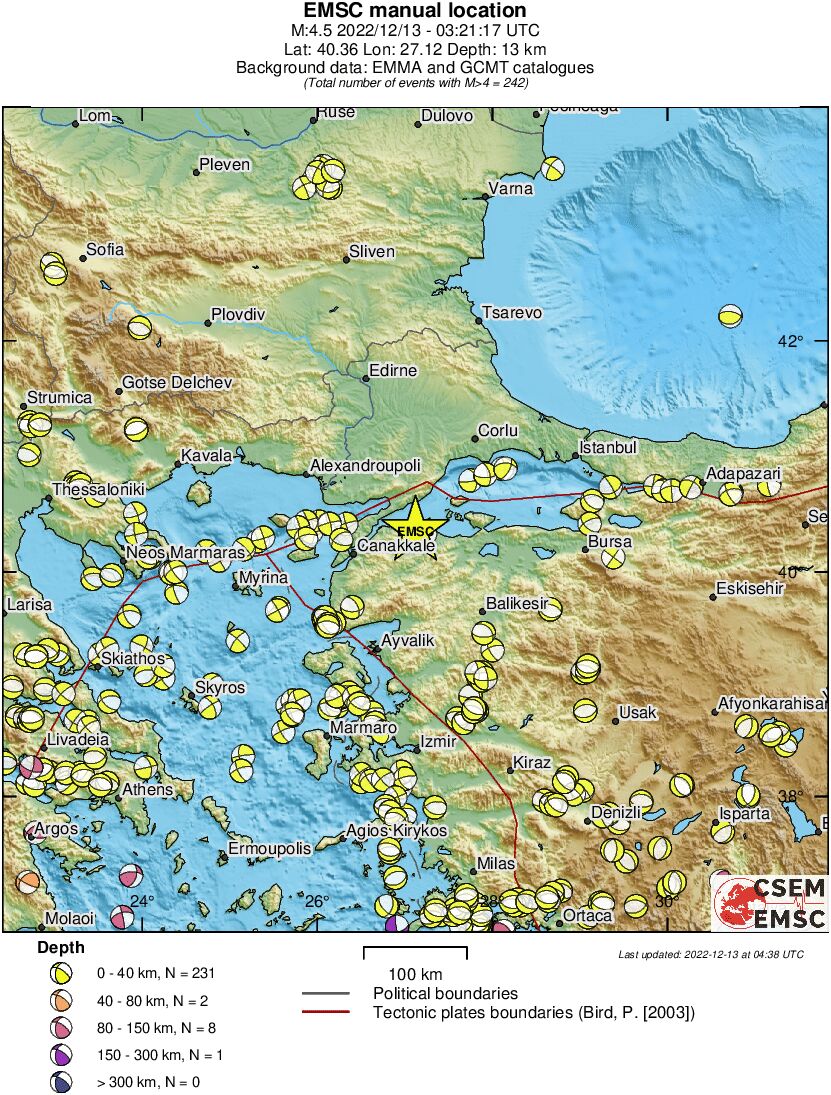 Regional moment Tensor