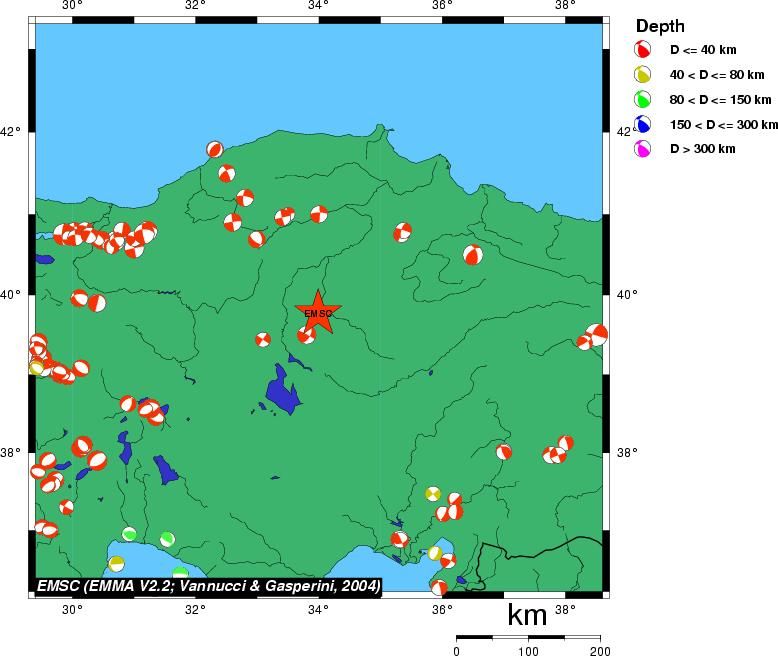 Regional moment Tensor