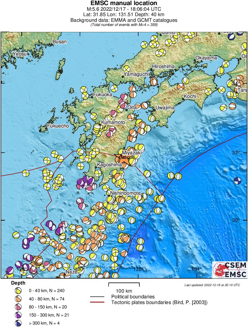 Regional moment Tensor