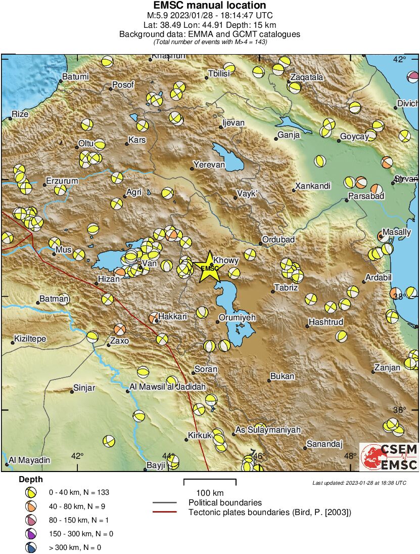 Regional moment Tensor