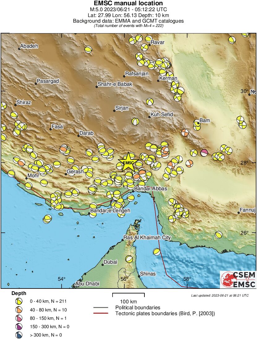 Regional moment Tensor