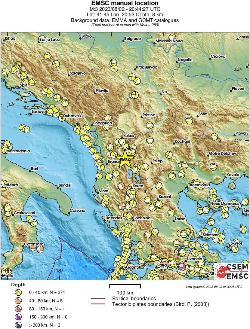 Regional moment Tensor