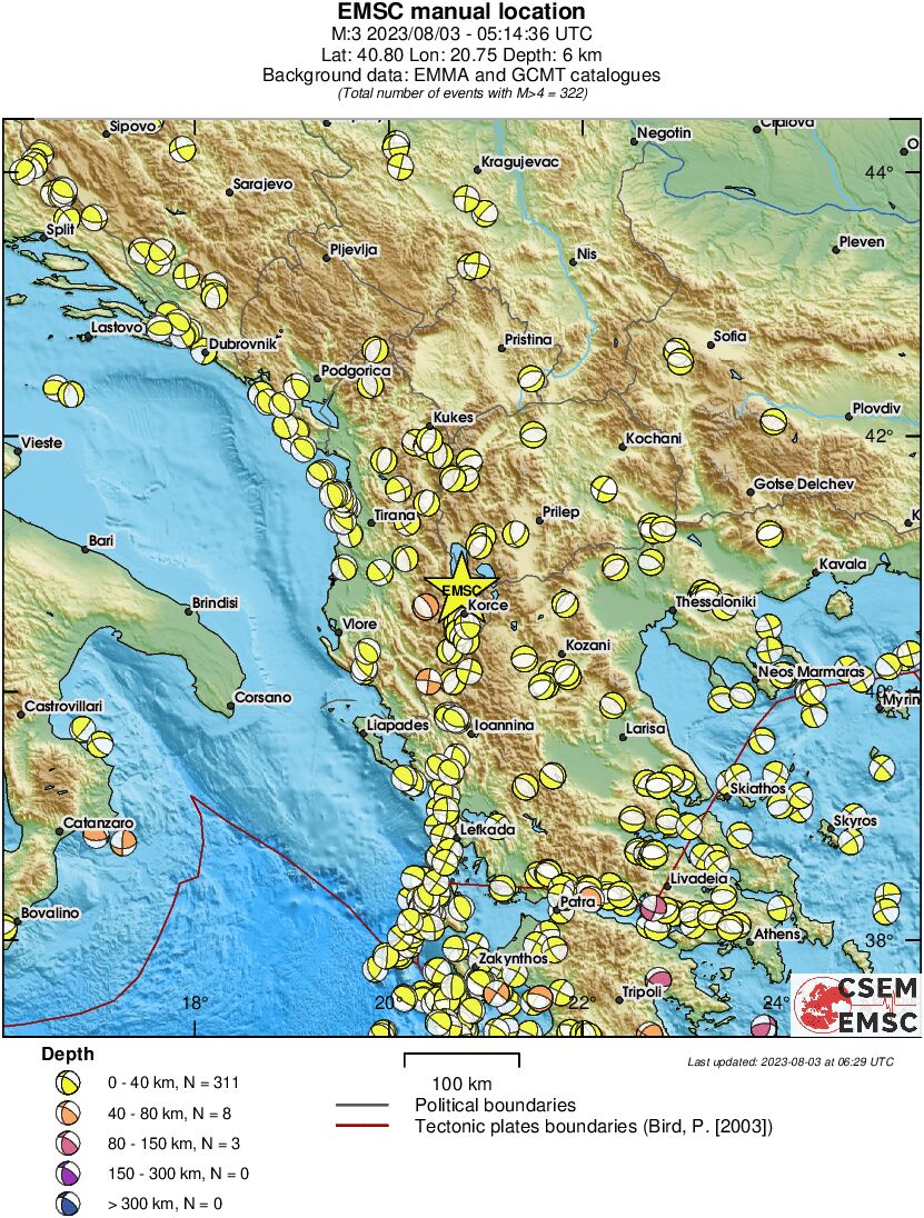 Regional moment Tensor