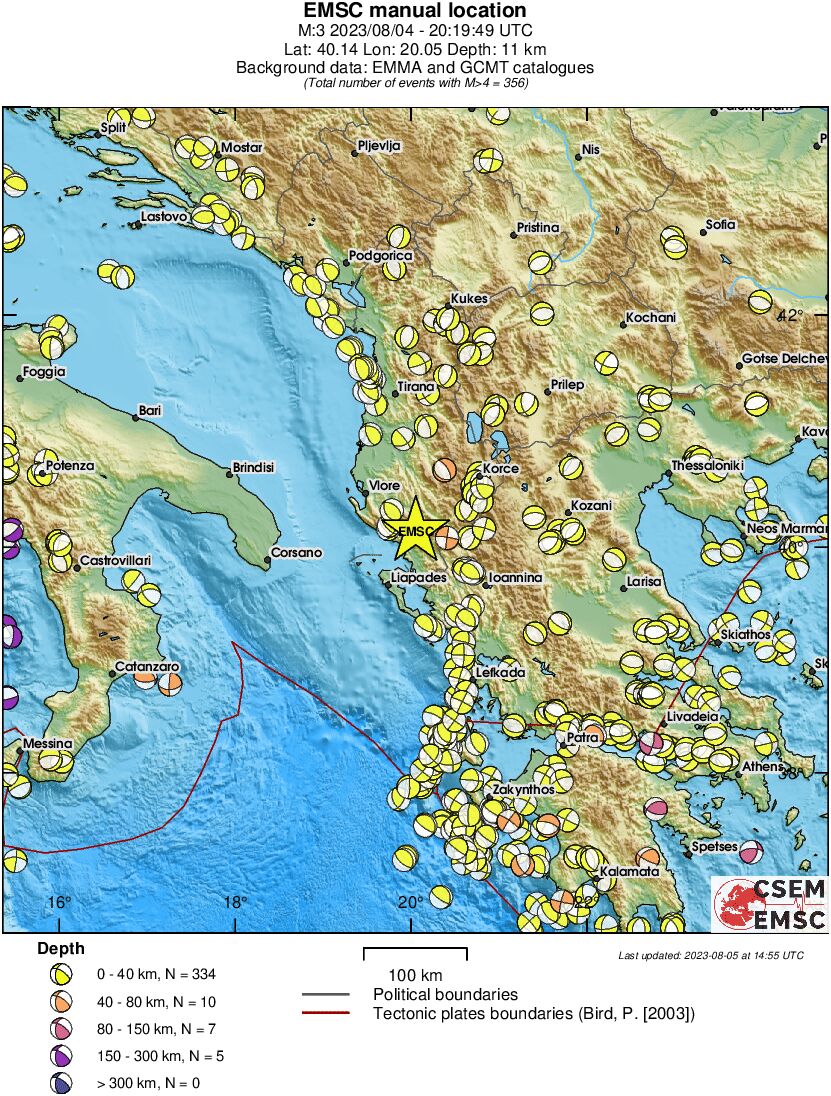Regional moment Tensor