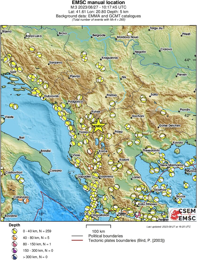 Regional moment Tensor
