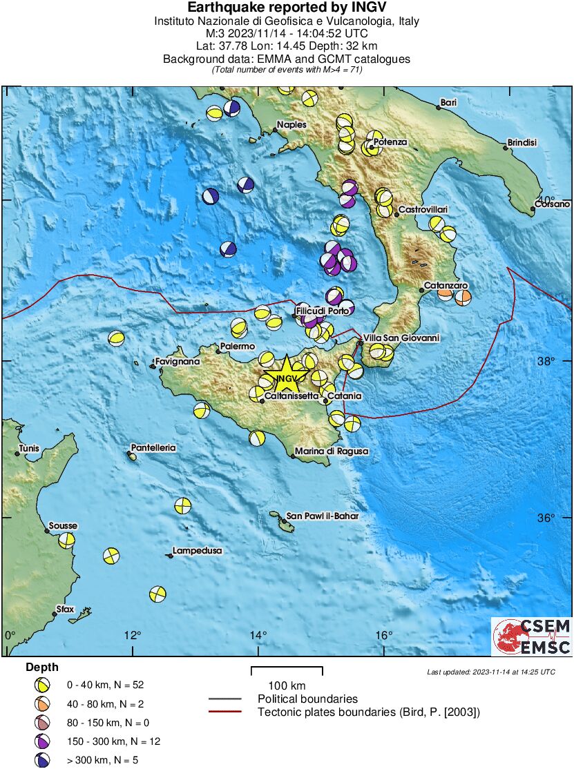 Regional moment Tensor