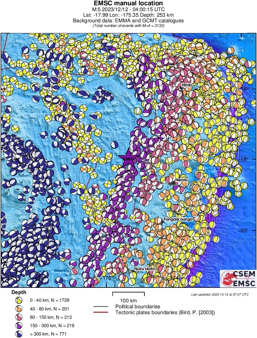Regional moment Tensor