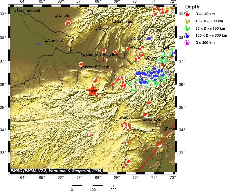 Regional moment Tensor