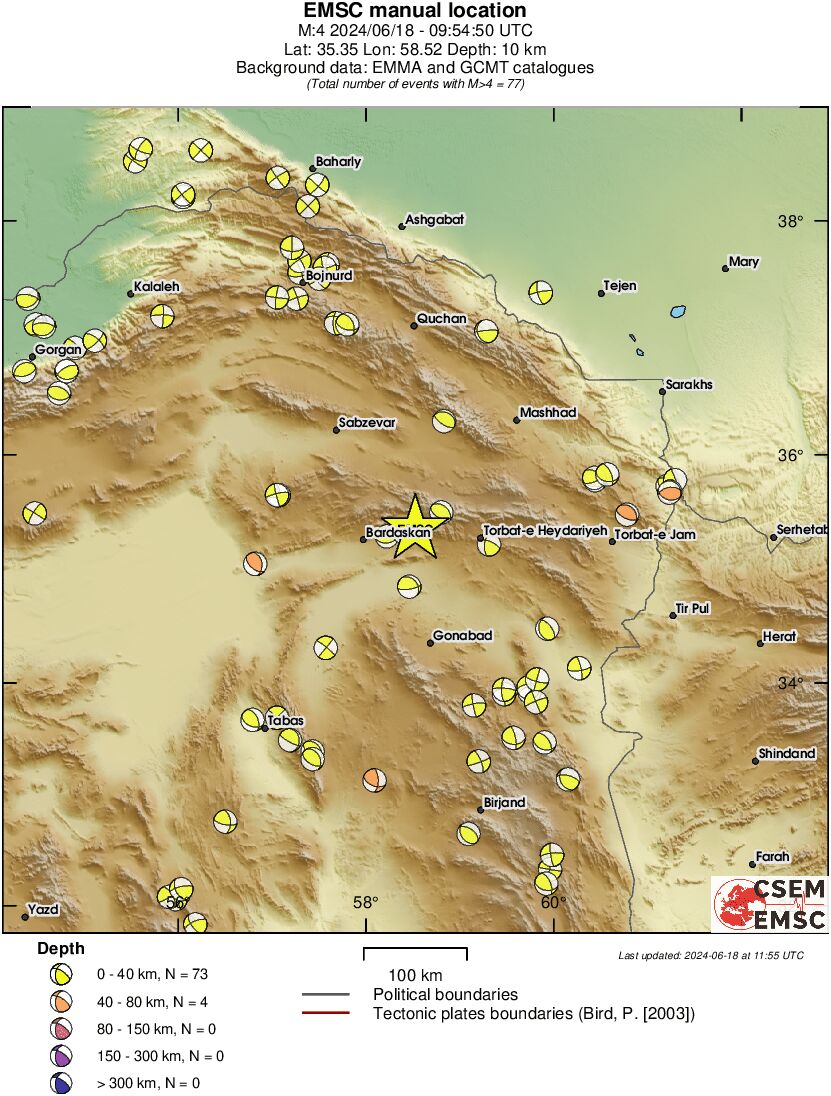 Regional moment Tensor