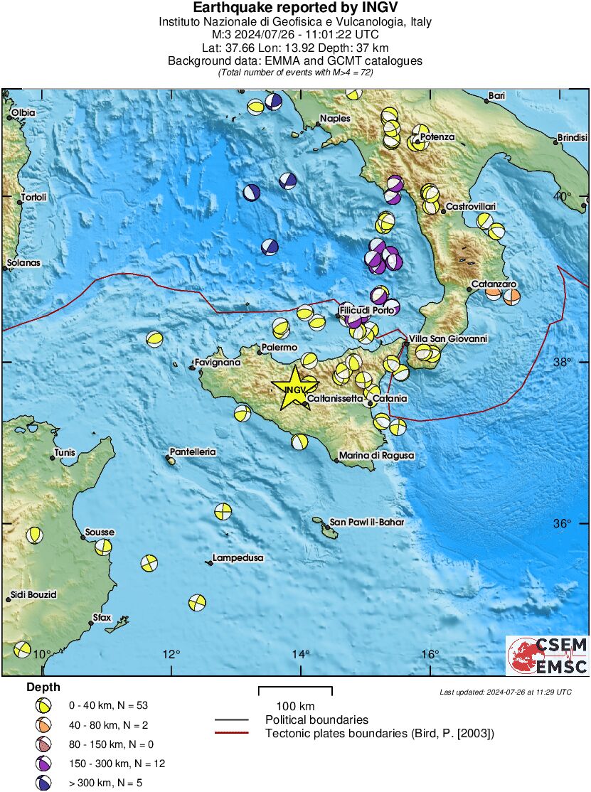 Regional moment Tensor