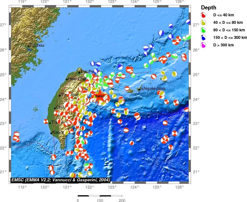 Regional moment Tensor