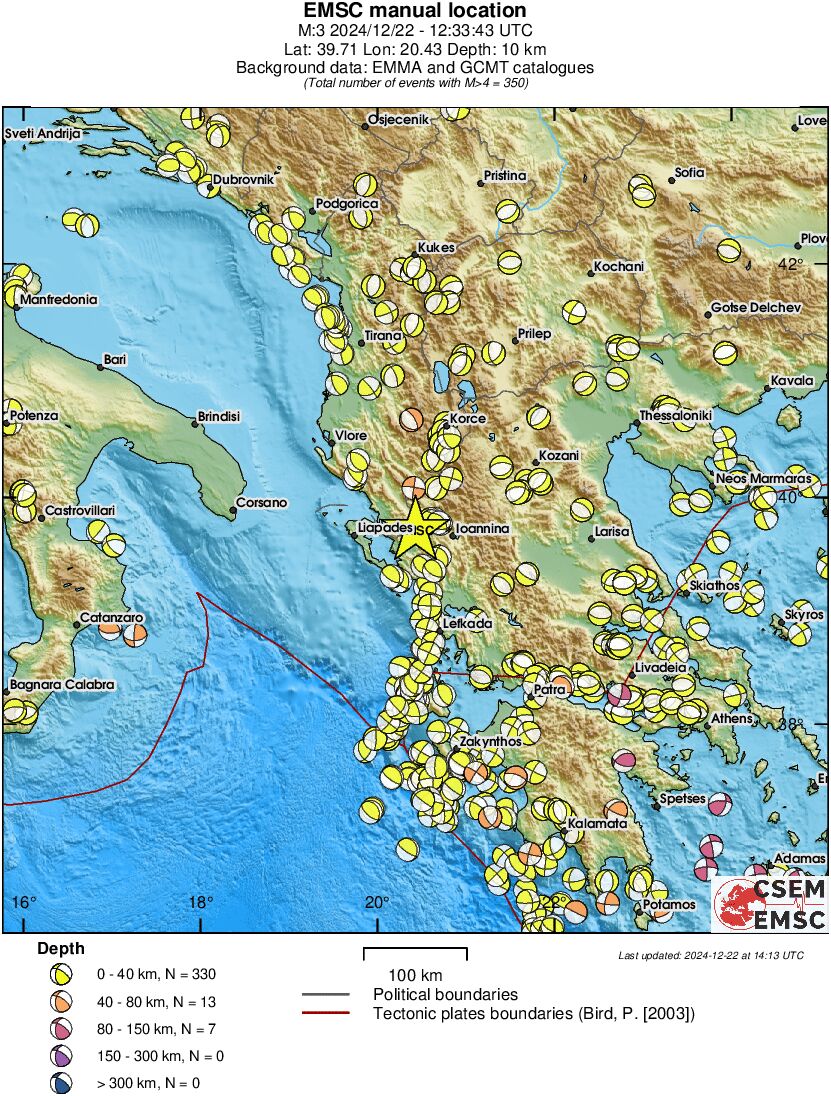Regional moment Tensor