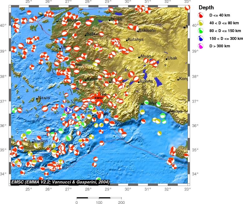 Regional moment Tensor