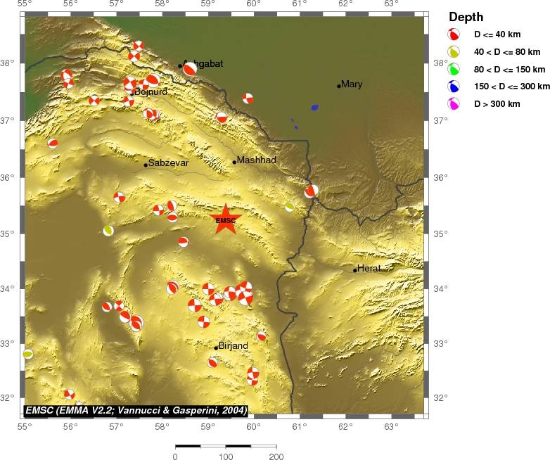 Regional moment Tensor