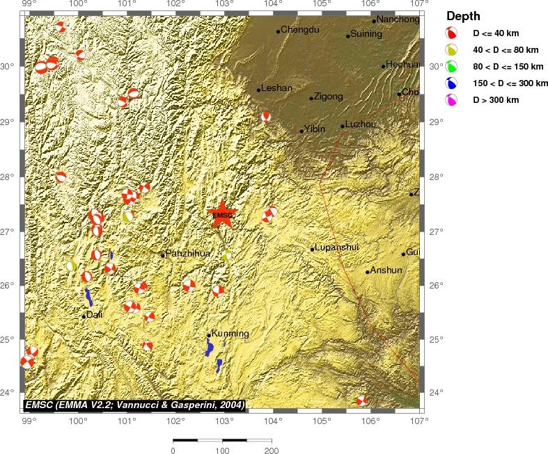 Regional moment Tensor
