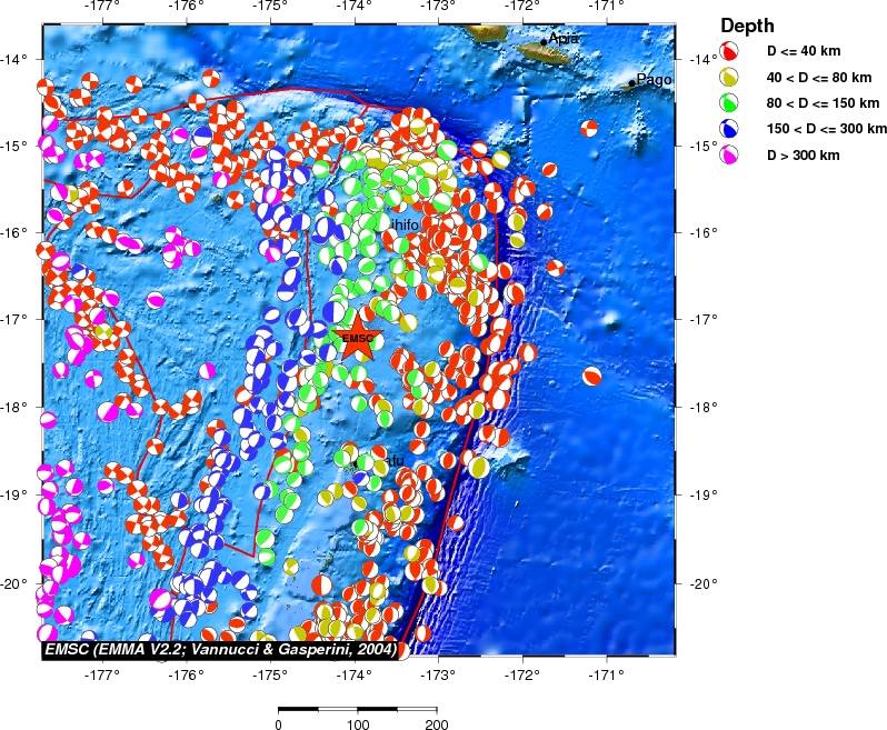 Regional moment Tensor
