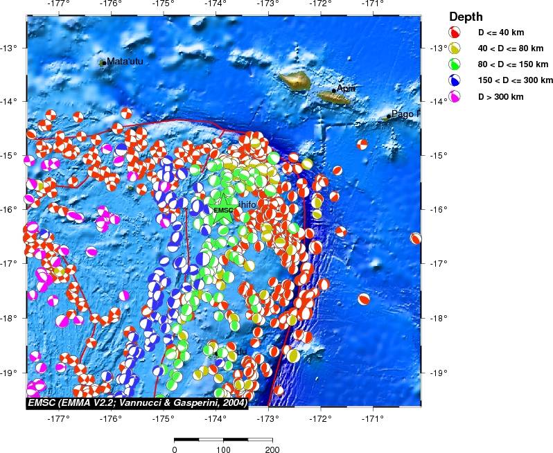 Regional moment Tensor