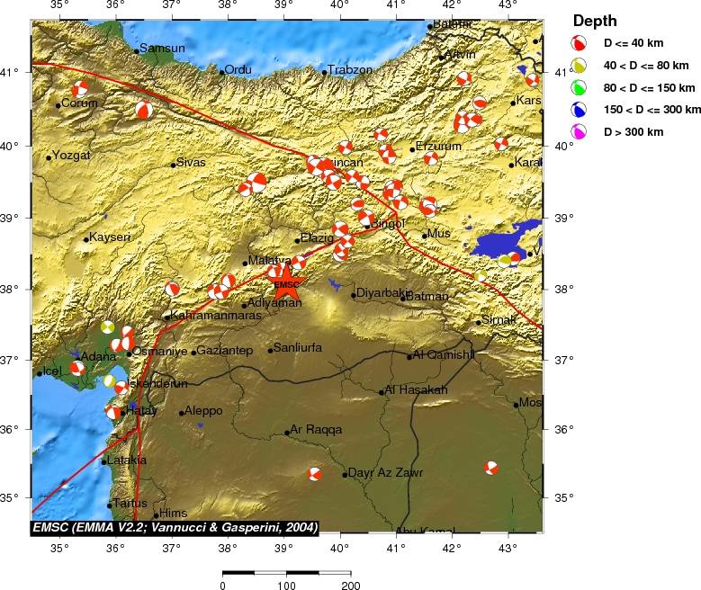 Regional moment Tensor
