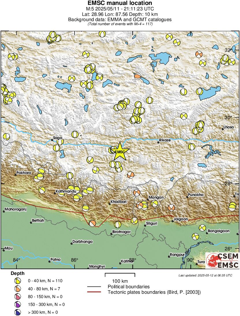 Regional moment Tensor