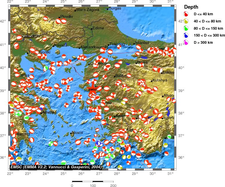 Regional moment Tensor