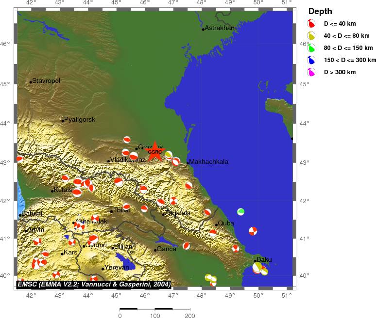 Regional moment Tensor