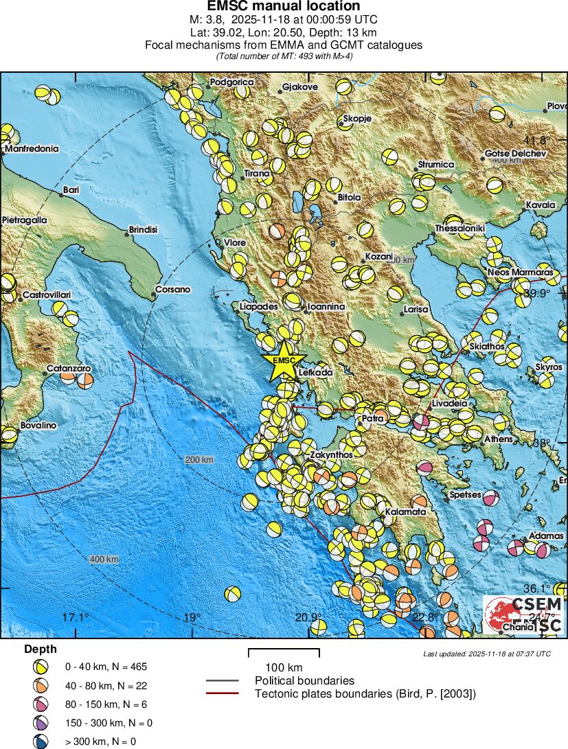 Regional moment Tensor