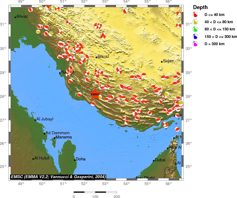 Regional moment Tensor