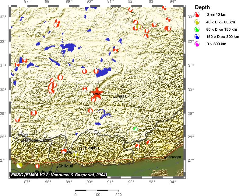 Regional moment Tensor