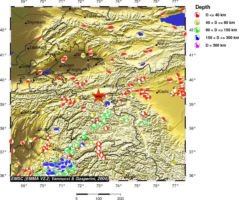 Regional moment Tensor